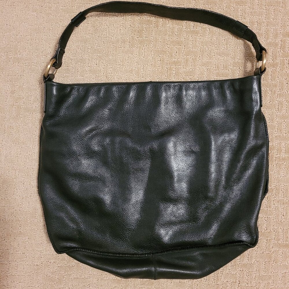 Sigrid Olsen Black Leather Pocketbook.